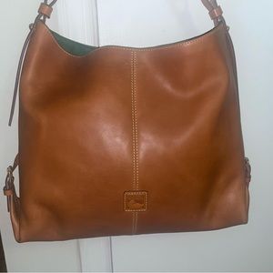 Dooney & Bourke Florentine Leather Twist Sac Shoulder Bag